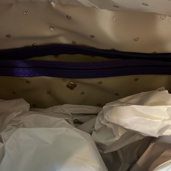 Kate Spade bow purple handbag - Picture 8 of 12